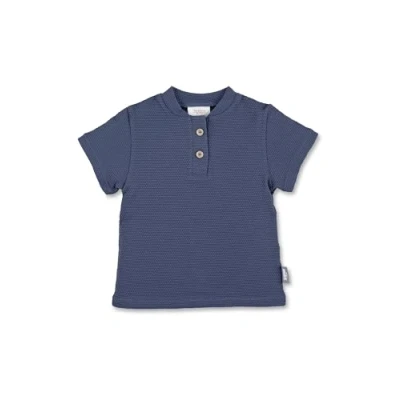 Afbeelding van Sterntaler Zwemshirt met korte mouwen en blauwe textuur