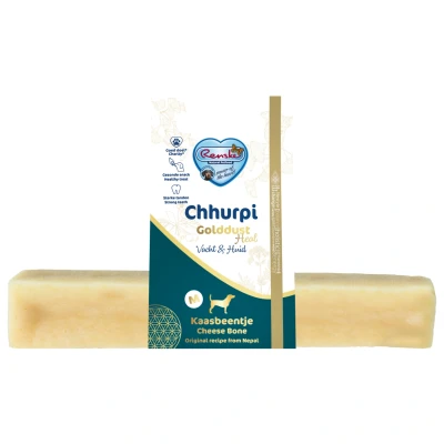 Afbeelding van Renske Chhurpi Golddust Heal Vacht &amp; Huid Melk Hondensnacks M