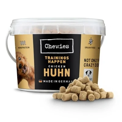 Afbeelding van 2x300g Mono Eiwit Trainingssnack Kip Chewies Hondensnacks