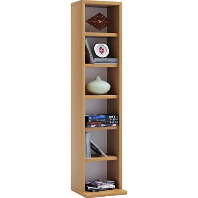 Afbeelding van Elementa wandkast 6 vakken Beuken decor.