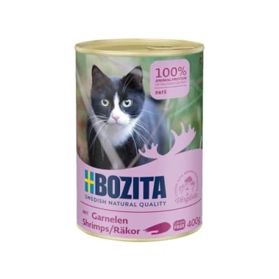 Afbeelding van Bozita 6 x 410 g Nat Kattenvoer Garnalen