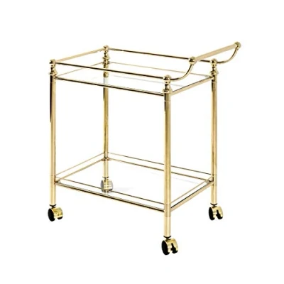 Afbeelding van HAKU Möbel Serveerwagen, metaal, verchroomd, B 68 x D 40 H 78 cm