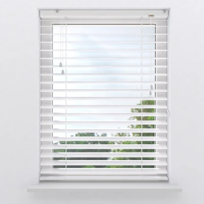 Afbeelding van Aluminium Jaloezie 50mm Easy Matte White 240x180 (Wit)
