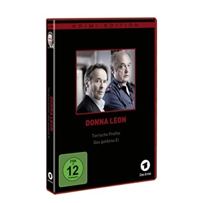 Afbeelding van Donna Leon: Tierische Profite / Das goldene Ei (Krimi Edition)