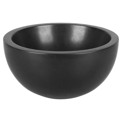 Afbeelding van Differnz Boomer waskom dia 20x10cm keramiek zwart