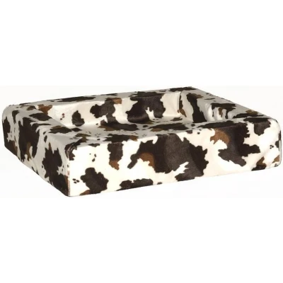 Afbeelding van Hondenmand Comfort bonfire koe bruin/wit 120x100x15 cm