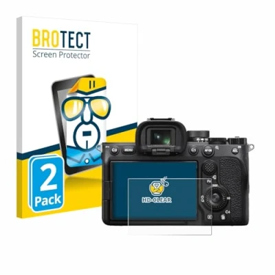 Afbeelding van BROTECT (2 Stuks) Schermbeschermer voor Sony Alpha 7 IV Screen Protector Transparant