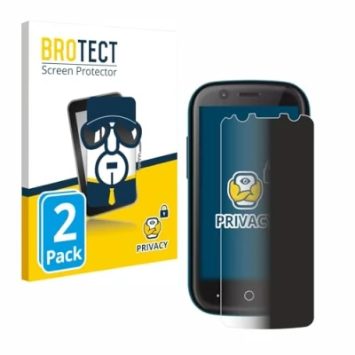 Afbeelding van BROTECT (2 Stuks) Privacy Schermbeschermer voor Unihertz Jelly 2 [Anti Spy, Screen Protector, Blue Light Filter]
