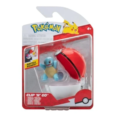 Afbeelding van PKW Clip &#039;N&#039; Go (Squirtle #3 met Poké Ball) W18