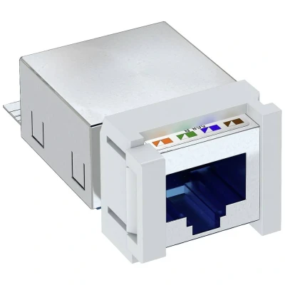 Afbeelding van OBO Bettermann ASM C6 GS RJ45 inbouwmodule CAT 6