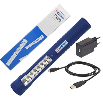 Afbeelding van Berner Pen Light LED 7 + 1 Micro USB Proyección Taller Incluye cargador microUSB