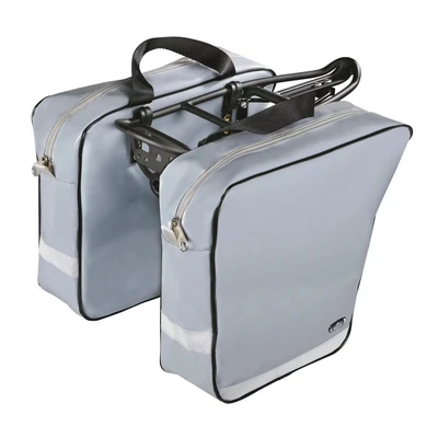 Afbeelding van Monte Grappa Pakaftas L+R 15L Varnish met rits grijs