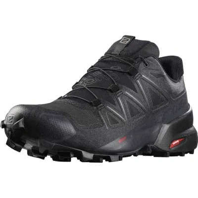 Afbeelding van Salomon SPEEDCROSS GORE TEX dames Hiking Shoe,Black / Black Phantom,40 EU