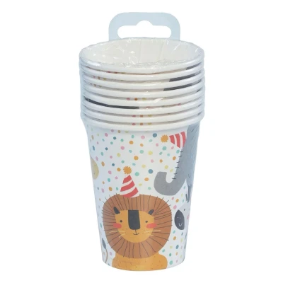 Afbeelding van Bekers Safari Kids 210ml 8 stuks