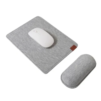 Afbeelding van SenseAGE Vergroot muismat en muispolssteunset, ergonomische met antislipbasis toetsenbordpolssteun, comfortabel, lichtgewicht voor typen pijnverlichting, Rookgrijs