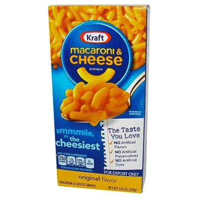 Afbeelding van 2 x Kraft Macaroni Mac en kaas 7,25 oz / 206 g + Heartforcards® verzendbeveiliging