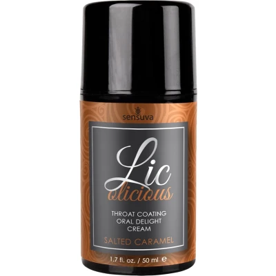 Afbeelding van Sensuva Lic o licious Gezouten Caramel Oral Delight Cream 50 ml Stimulerend supplement