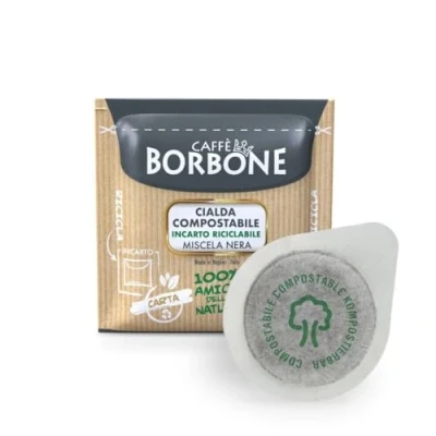Afbeelding van Caffè Borbone Miscela Decisa, Koffiepad, Espresso, Easy Serving Espresso pod (E.S.E.), 120 kopjes, Meerkleurig, Caffe