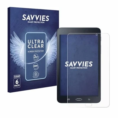 Afbeelding van Savvies (6 Stuks) Schermbeschermer voor Samsung Galaxy Tab A6 7.0 Screen Protector Ultra Transparant