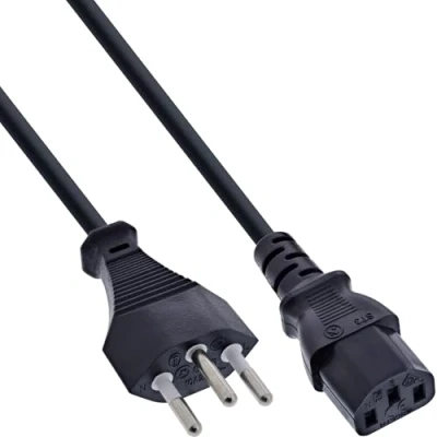 Afbeelding van InLine Netkabel (3 m), Stroomkabel