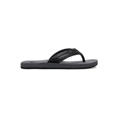 Afbeelding van Quiksilver Carver Squish Teensandalen, Heren, Maat: 40, Black/grey/black Kunststof