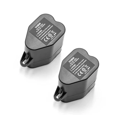 Afbeelding van vhbw 2x NiMH batterij 2000mAh (6V) voor robotstofzuiger Siemens VSR 8000 Sensor Cruiser vervangt 2.891 029.0.