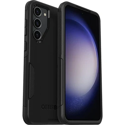 Afbeelding van OtterBox Commuter Case voor Samsung Galaxy S23+, Schokbestendig, Valbestendig, Robuust, Beschermhoes, 3x getest volgens militaire standaard, Antimicrobieel, Zwart, Geen Retailverpakking