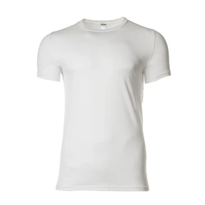 Afbeelding van HOM Tshirt basic, Heren, Maat: Large, Weiß