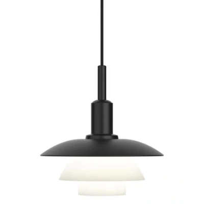 Afbeelding van Louis Poulsen PH 33 hanglamp metaalglas