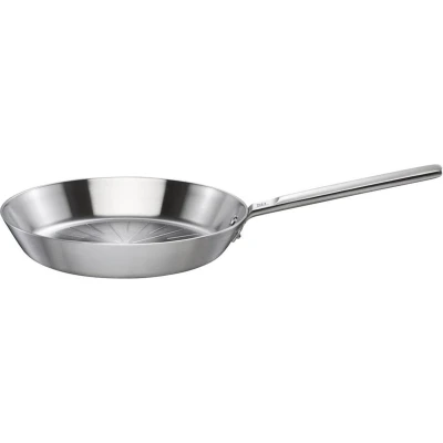 Afbeelding van Fiskars Norden RVS Koekenpan 28 cm Geschikt voor Inductie &amp; Alle Kookplaten Ongecoat