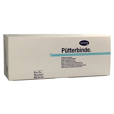 Afbeelding van Hartmann Putter verband met verbandklemmen 8cm x 5 meter