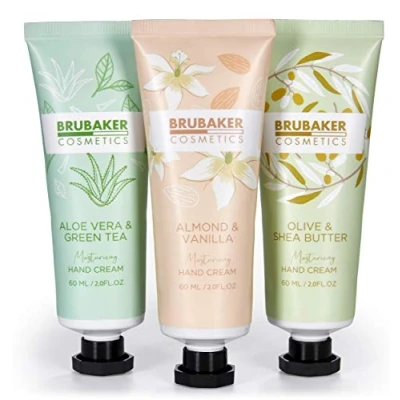 Afbeelding van BRUBAKER Cosmetics Handcrèmeset 3 Pack Vochtinbren gen de Handcrème voor Droge, Ruwe, Gebarsten Handen Crème Met Ureum en Sheaboter Verzorgen