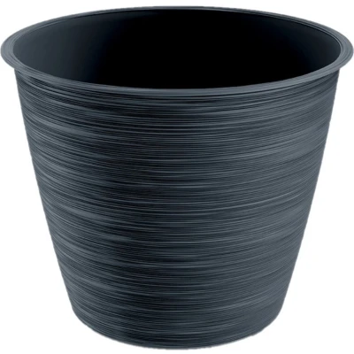 Afbeelding van Prosperplast Bloempot kunststof antraciet D24 x H20 cm Plantenpotten
