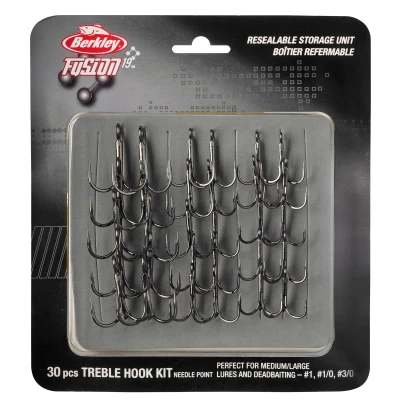 Afbeelding van Berkley Fusion19 Treble Kit Big (#1,1/0,3/0) (30 stuks) Dreggen
