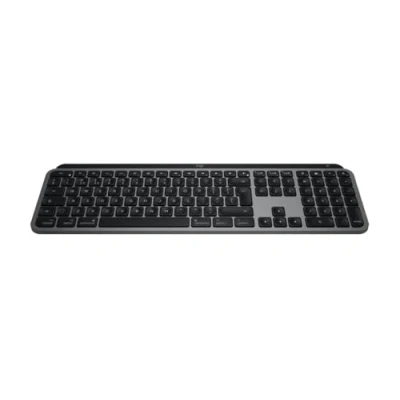 Afbeelding van Logitech MX Keys S for Mac toetsenbord Kantoor RF draadloos + Bluetooth AZERTY Frans Aluminium, Zwart