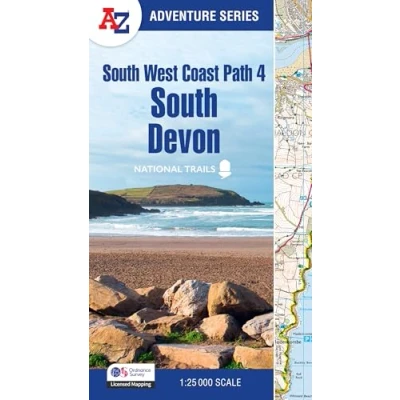 Afbeelding van South West Coast Path 4 Devon: With Ordnance Survey Mapping
