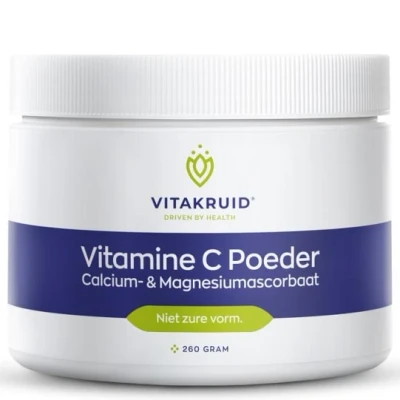 Afbeelding van Vitakruid Vitamine C Poeder Calcium &amp; Magnesiumascorbaat 260gr.