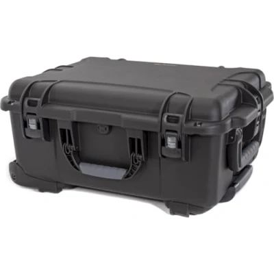 Afbeelding van Nanuk 955 waterdichte Carry On Hard Case met Deksel Organizer en Gewatteerde Divider w/Wielen Zwart