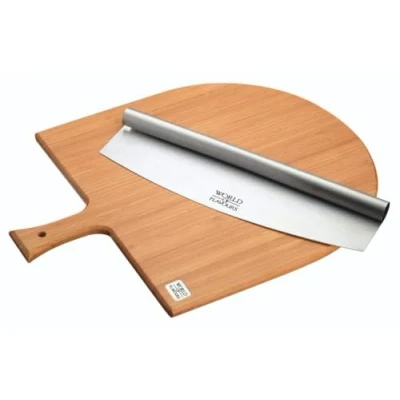 Afbeelding van KitchenCraft Pizzaset World of Flavours 2 Delig