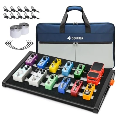 Afbeelding van Donner DB S300 Gitaareffecten Pedals Board en Waterdichte Tas Set