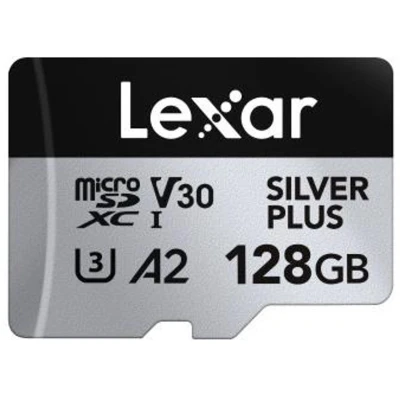 Afbeelding van Micro SD Kaart LEXAR HIGH PERFORMANCE SILVER PLUS 128 GB