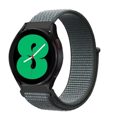 Afbeelding van Garmin Forerunner 255 Sport Loop nylon bandje Donkergrijs / blauw gemêleerd
