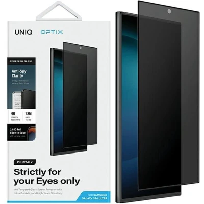 Afbeelding van UNIQ Optix Privacy gehard glas voor Samsung Galaxy S24 Ultra met applicator