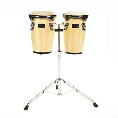 Afbeelding van Fame Junior Conga Set 8&quot;+ 9&quot;, Natural, incl. stand