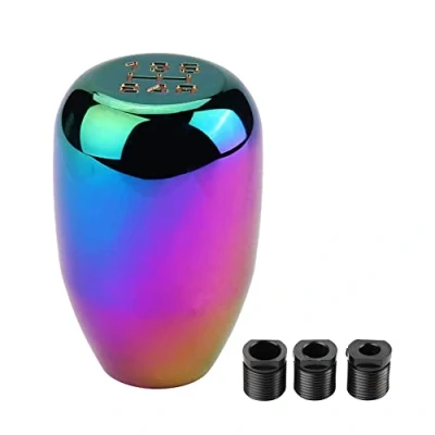 Afbeelding van Fydun Manopola Pomello Cambio Auto 5 Marce Leva Universale con 3 Aadattatori 8/10 / 12mm(Colorato)