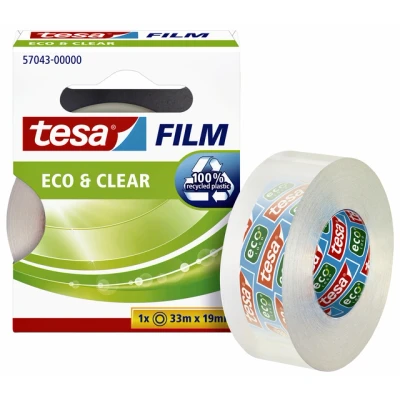 Afbeelding van Plakband Tesa 57043 eco&amp;clear 19mmx33m