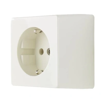 Afbeelding van REV 0510051777 Wandcontactdoos 1 voudig Wit