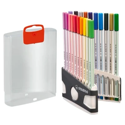 Afbeelding van Brushstift STABILO Pen 568/20 Arty assorti set à 20 stuks