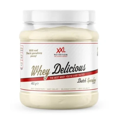 Afbeelding van XXL Nutrition Whey Delicious Speculaas Wei Eiwitpoeder met BCAA &amp; Glutamine, Proteïne poeder, Eiwit shake, Protein 450 gram
