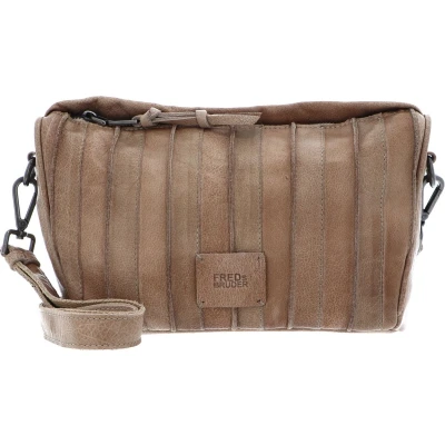Afbeelding van FREDsBRUDER Leren Schoudertas Izzle Crossbody Light Taupe Lichtbruin